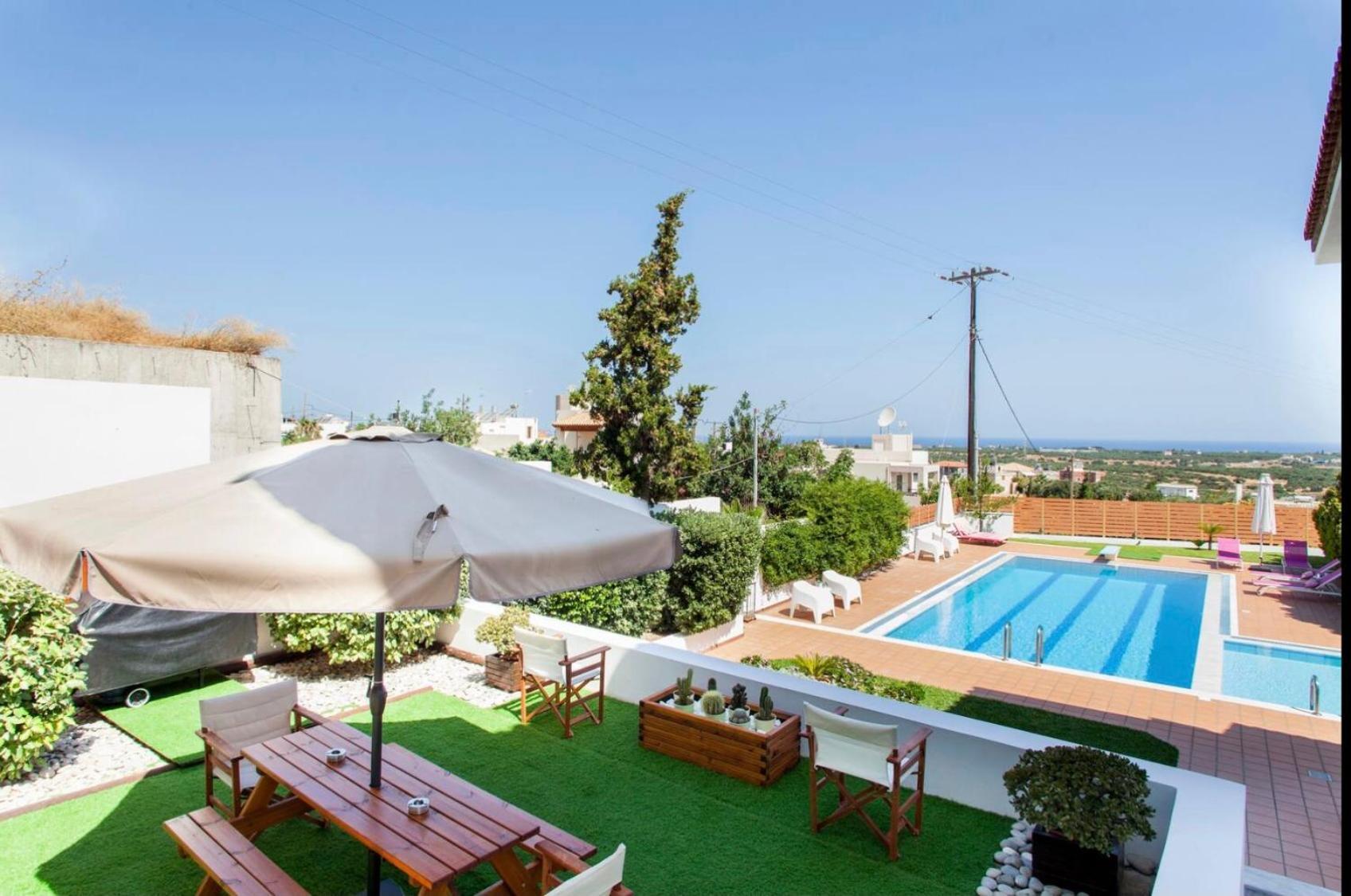 Artemis Luxury Villa - Hersonissos Private Pool Oasis Exteriér fotografie